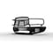 Ranch Hand 10-18 RAM 2500 3500 MIDNIGHT FRONT BUMPER WITH GRILLE GUARD MFD101BM1 - alternate 2